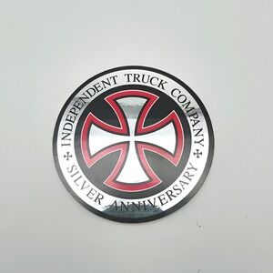 Independent Skateboard Silver Anniversary Vintage 1990's Skateboarding STICKER